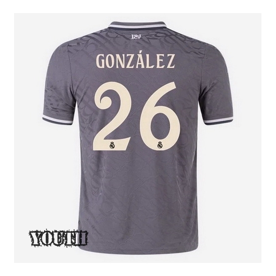 2024/2025 Fran Gonzalez #26 Away Youth Soccer Jersey