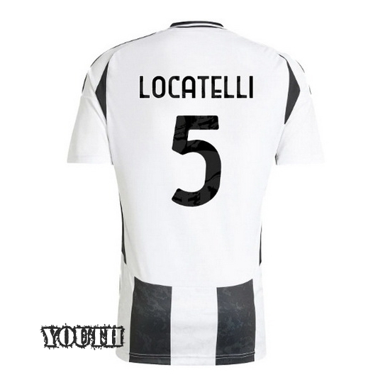 2024/2025 Manuel Locatelli #5 Home Youth Soccer Jersey - Click Image to Close