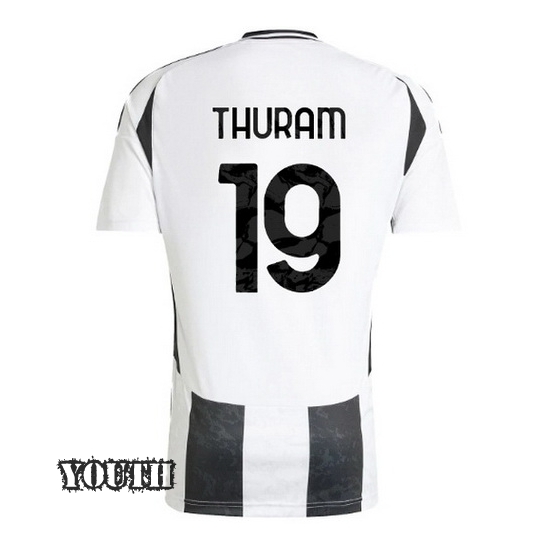 2024/2025 Khephren Thuram #19 Home Youth Soccer Jersey - Click Image to Close