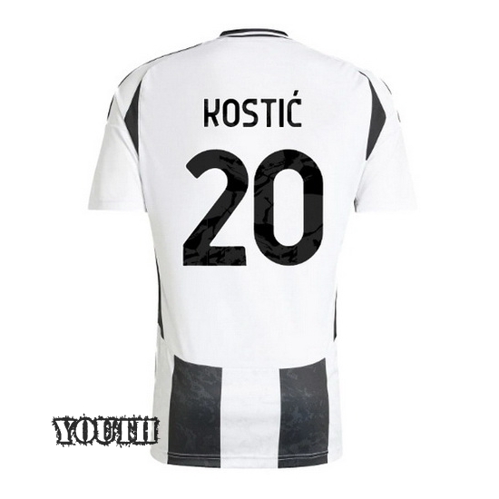 2024/2025 Filip Kostic #20 Home Youth Soccer Jersey