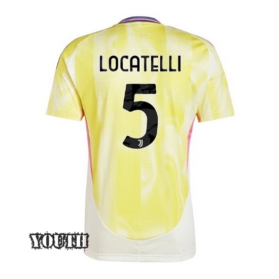 2024/2025 Manuel Locatelli #5 Away Youth Soccer Jersey - Click Image to Close