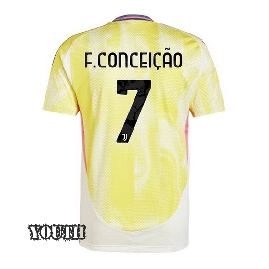 2024/2025 Francisco Conceicao #7 Away Youth Soccer Jersey