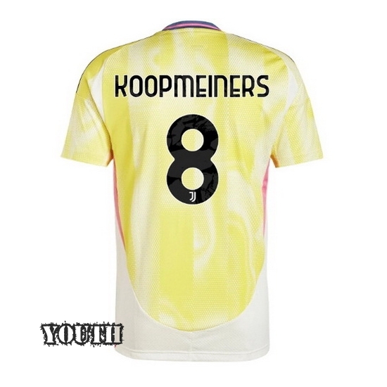 2024/2025 Teun Koopmeiners #8 Away Youth Soccer Jersey