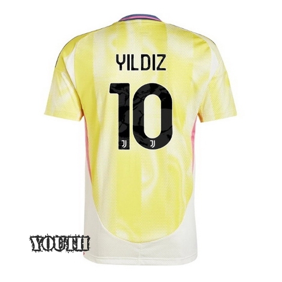 2024/2025 Kenan Yildiz #10 Away Youth Soccer Jersey