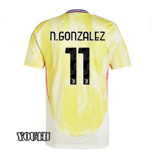 2024/2025 Nicolas Gonzalez #11 Away Youth Soccer Jersey - Click Image to Close