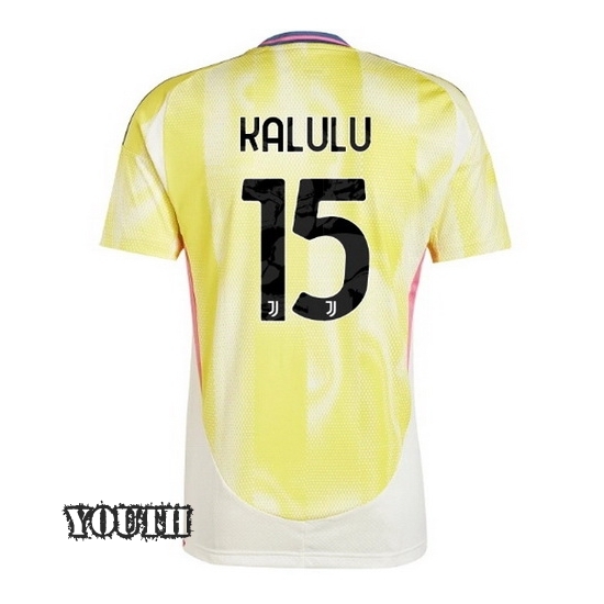 2024/2025 Pierre Kalulu #15 Away Youth Soccer Jersey