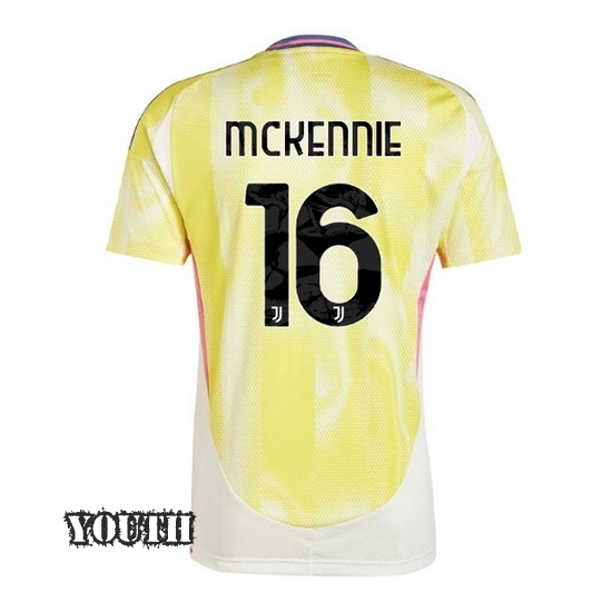 2024/2025 Weston McKennie #16 Away Youth Soccer Jersey - Click Image to Close