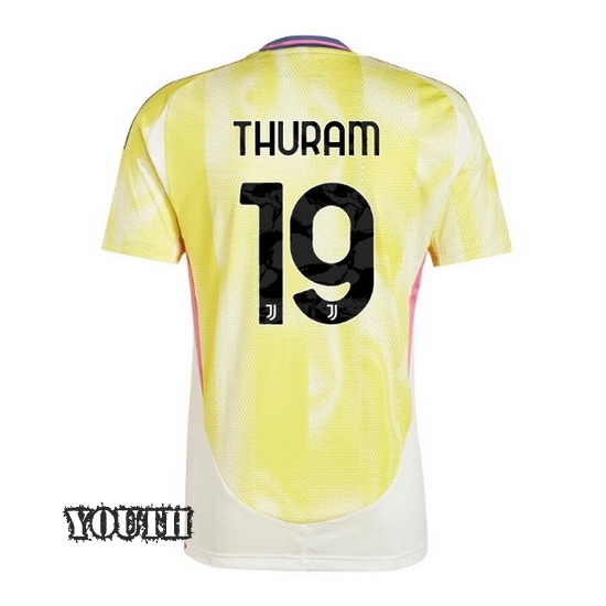 2024/2025 Khephren Thuram #19 Away Youth Soccer Jersey