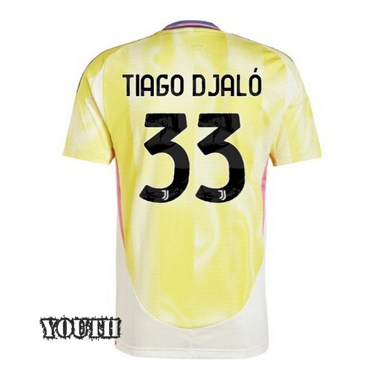 2024/2025 Tiago Djalo #33 Away Youth Soccer Jersey - Click Image to Close