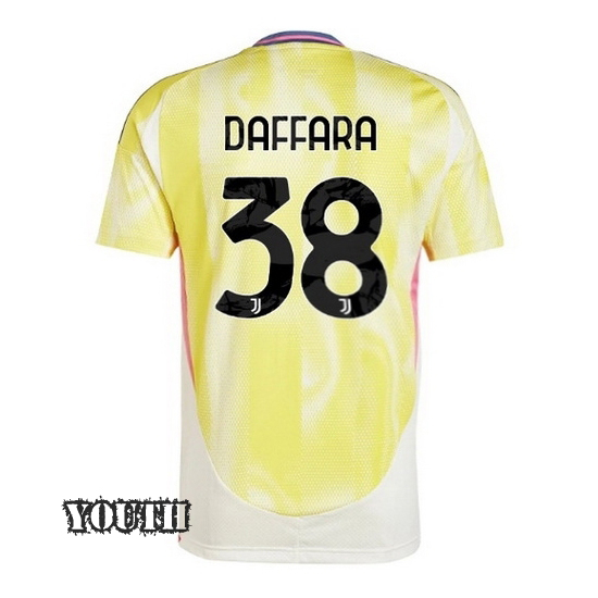 2024/2025 Giovanni Daffara #38 Away Youth Soccer Jersey