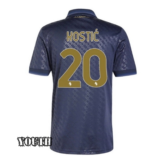 2024/2025 Filip Kostic #20 Third Youth Soccer Jersey - Click Image to Close