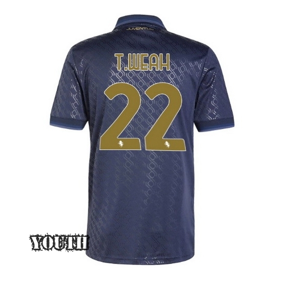 2024/2025 Timothy Weah #22 Third Youth Soccer Jersey