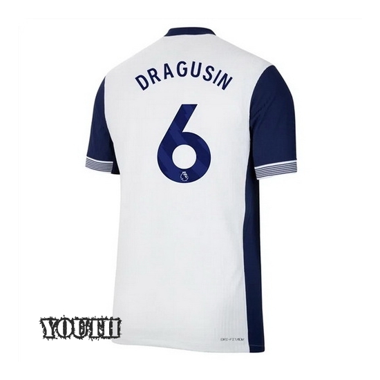 2024/2025 Radu Dragusin #6 Home Youth Soccer Jersey