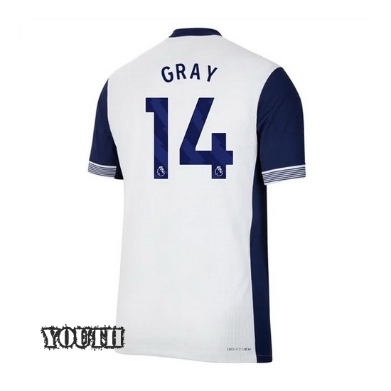 2024/2025 Archie Gray #14 Home Youth Soccer Jersey