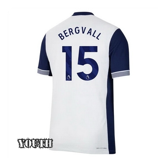 2024/2025 Lucas Bergvall #15 Home Youth Soccer Jersey