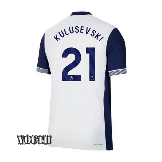 2024/2025 Dejan Kulusevski #21 Home Youth Soccer Jersey