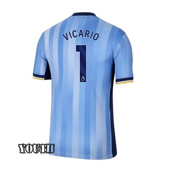 2024/2025 Guglielmo Vicario #1 Away Youth Soccer Jersey - Click Image to Close