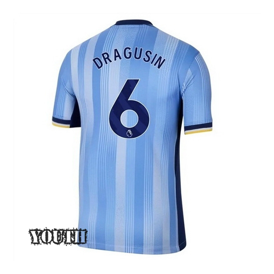 2024/2025 Radu Dragusin #6 Away Youth Soccer Jersey