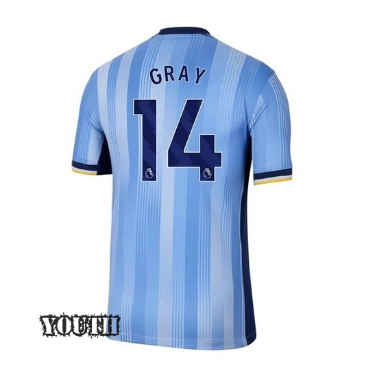 2024/2025 Archie Gray #14 Away Youth Soccer Jersey - Click Image to Close