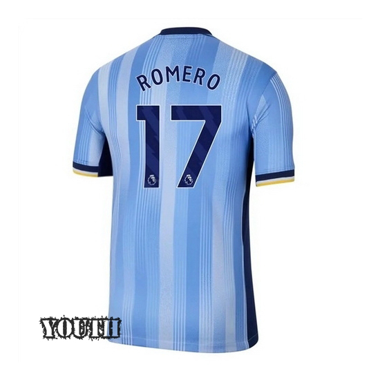 2024/2025 Cristian Romero #17 Away Youth Soccer Jersey