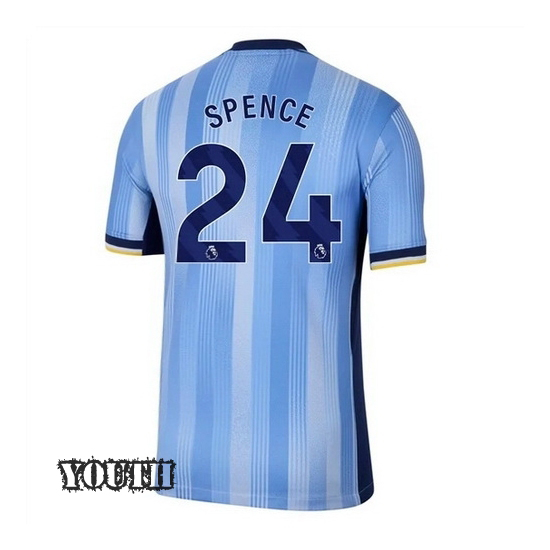 2024/2025 Djed Spence #24 Away Youth Soccer Jersey - Click Image to Close