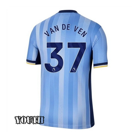 2024/2025 Micky van de Ven #37 Away Youth Soccer Jersey