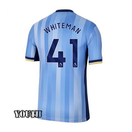 2024/2025 Alfie Whiteman #41 Away Youth Soccer Jersey