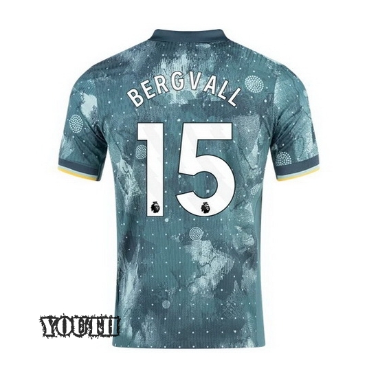 2024/2025 Lucas Bergvall #15 Third Youth Soccer Jersey - Click Image to Close