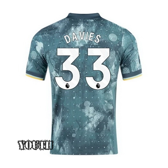 2024/2025 Ben Davies #33 Third Youth Soccer Jersey - Click Image to Close