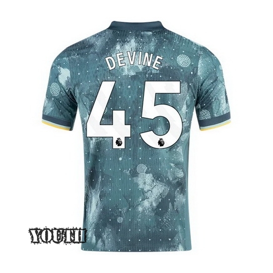 2024/2025 Alfie Devine #45 Third Youth Soccer Jersey - Click Image to Close