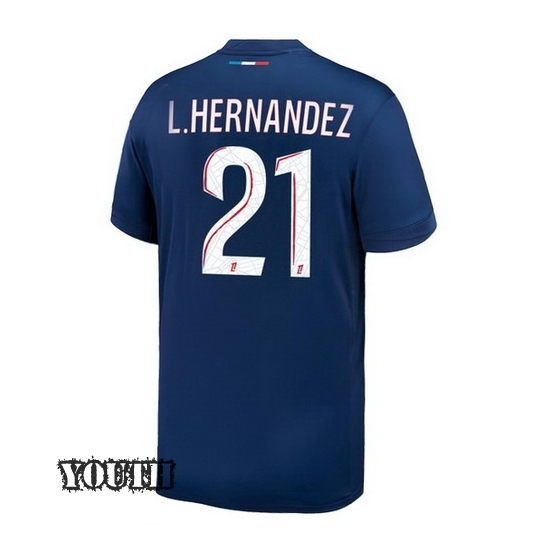 2024/2025 Lucas Hernandez #21 Home Youth Soccer Jersey