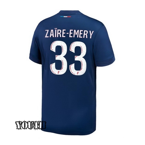 2024/2025 Warren Zaire-Emery #33 Home Youth Soccer Jersey