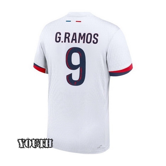 2024/2025 Goncalo Ramos #9 Away Youth Soccer Jersey