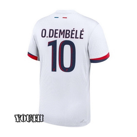 2024/2025 Ousmane Dembele #10 Away Youth Soccer Jersey