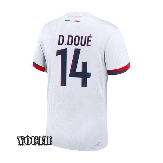 2024/2025 Desire Doue #14 Away Youth Soccer Jersey - Click Image to Close