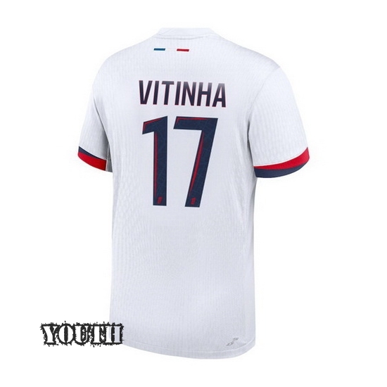 2024/2025 Vitinha #17 Away Youth Soccer Jersey