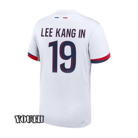 2024/2025 Lee Kang-in #19 Away Youth Soccer Jersey