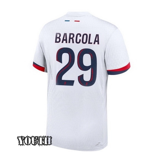 2024/2025 Bradley Barcola #29 Away Youth Soccer Jersey