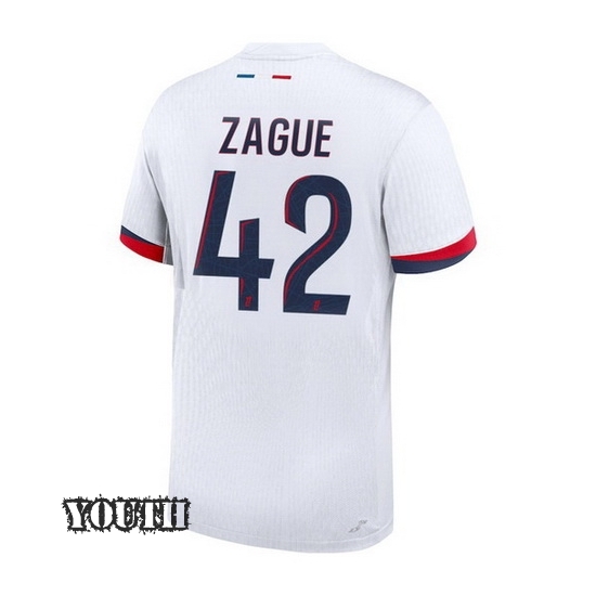 2024/2025 Yoram Zague #42 Away Youth Soccer Jersey - Click Image to Close