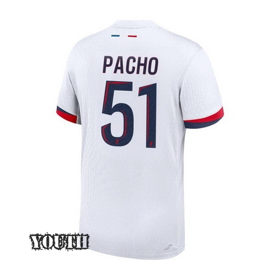 2024/2025 Willian Pacho #51 Away Youth Soccer Jersey