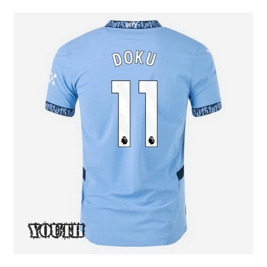 2024/2025 Jeremy Doku #11 Home Youth Soccer Jersey