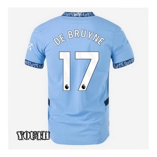 2024/2025 Kevin De Bruyne #17 Home Youth Soccer Jersey - Click Image to Close