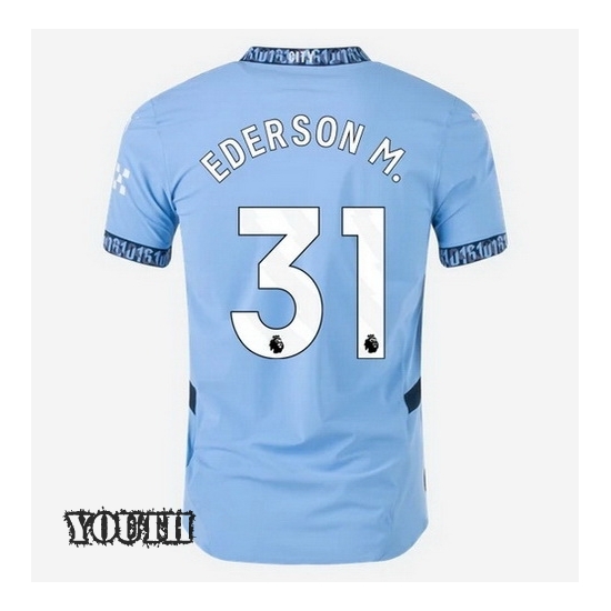 2024/2025 Ederson #31 Home Youth Soccer Jersey