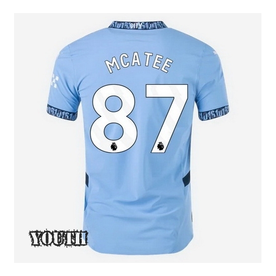 2024/2025 James McAtee #87 Home Youth Soccer Jersey - Click Image to Close