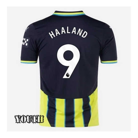 2024/2025 Erling Haaland #9 Away Youth Soccer Jersey