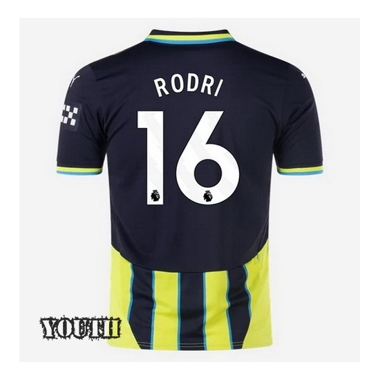 2024/2025 Rodri #16 Away Youth Soccer Jersey - Click Image to Close