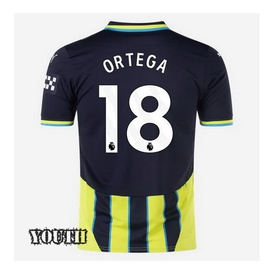 2024/2025 Stefan Ortega #18 Away Youth Soccer Jersey - Click Image to Close