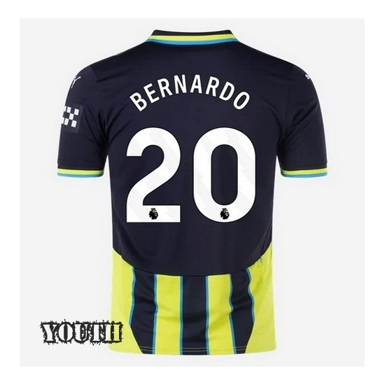 2024/2025 Bernardo Silva #20 Away Youth Soccer Jersey