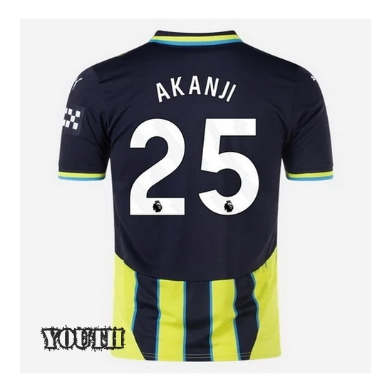 2024/2025 Manuel Akanji #25 Away Youth Soccer Jersey - Click Image to Close