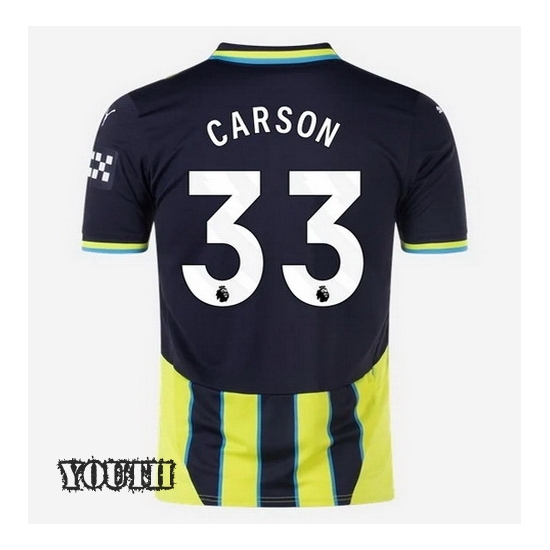 2024/2025 Scott Carson #33 Away Youth Soccer Jersey